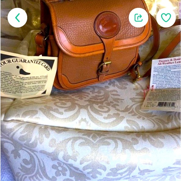 Dooney & Bourke Handbags - Vintage Authentic Dooney & Bourke Brown Pebble Leather Handbag